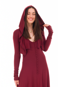 BAMBOO SOUL SISTER CEREMONY DRESS BURGUNDY