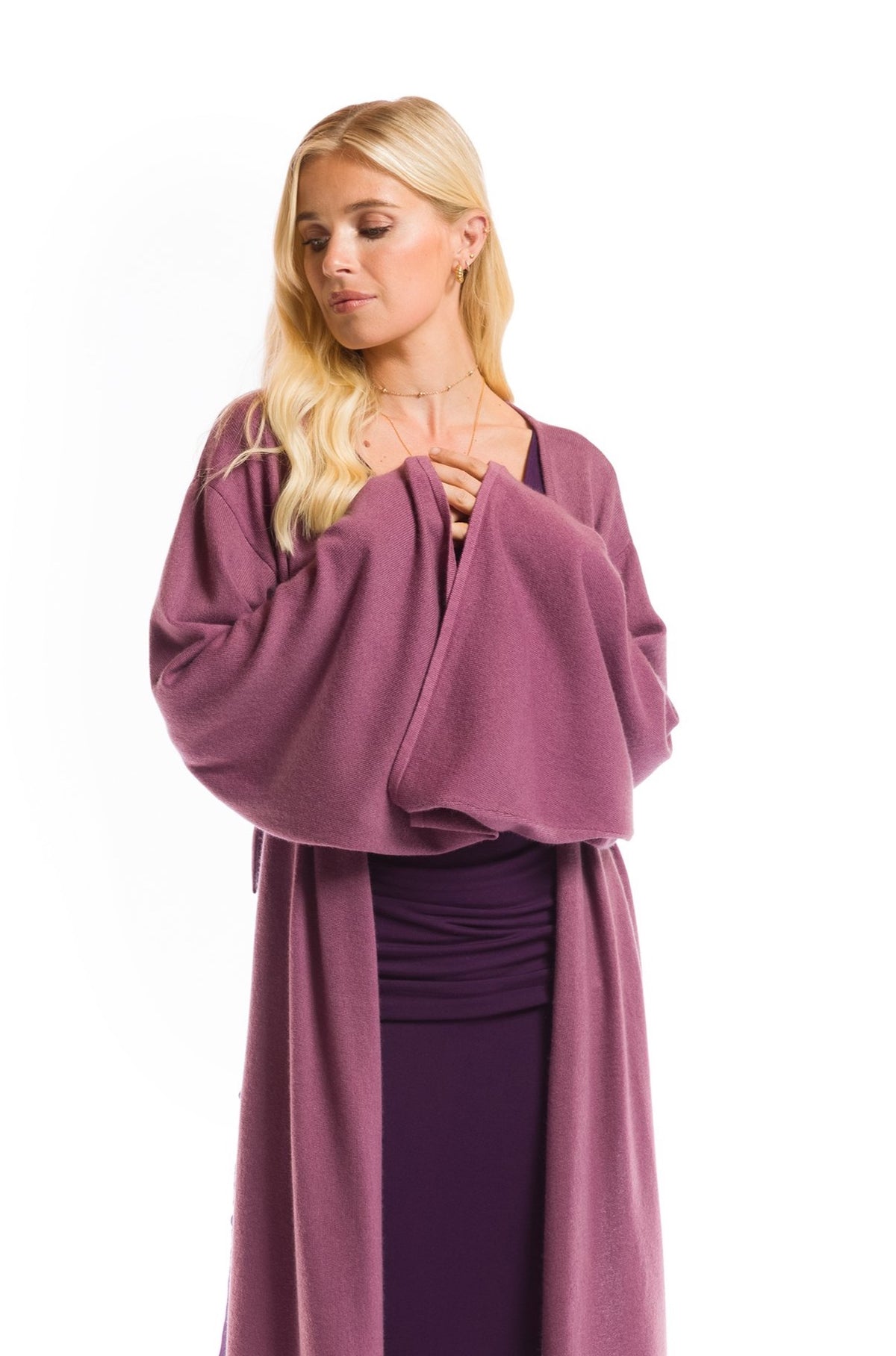 BAMBOO CROSSOVER TOP DEEP PURPLE