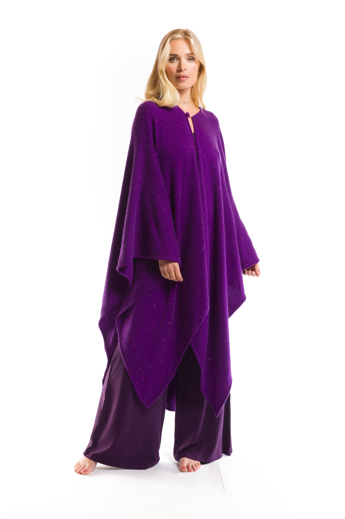 PALAZZO PANTS DEEP PURPLE