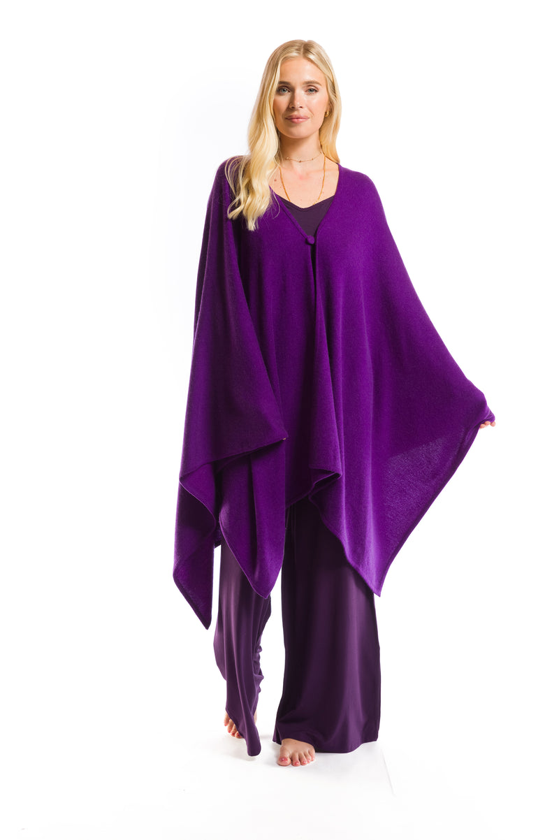 2 PLY AVALON CASHMERE CAPE PURPLE