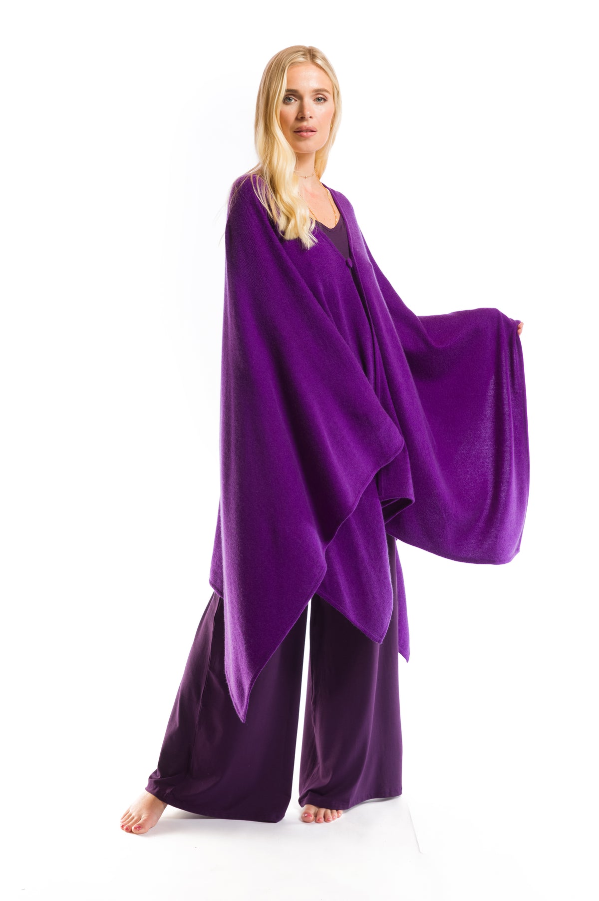 PALAZZO PANTS DEEP PURPLE