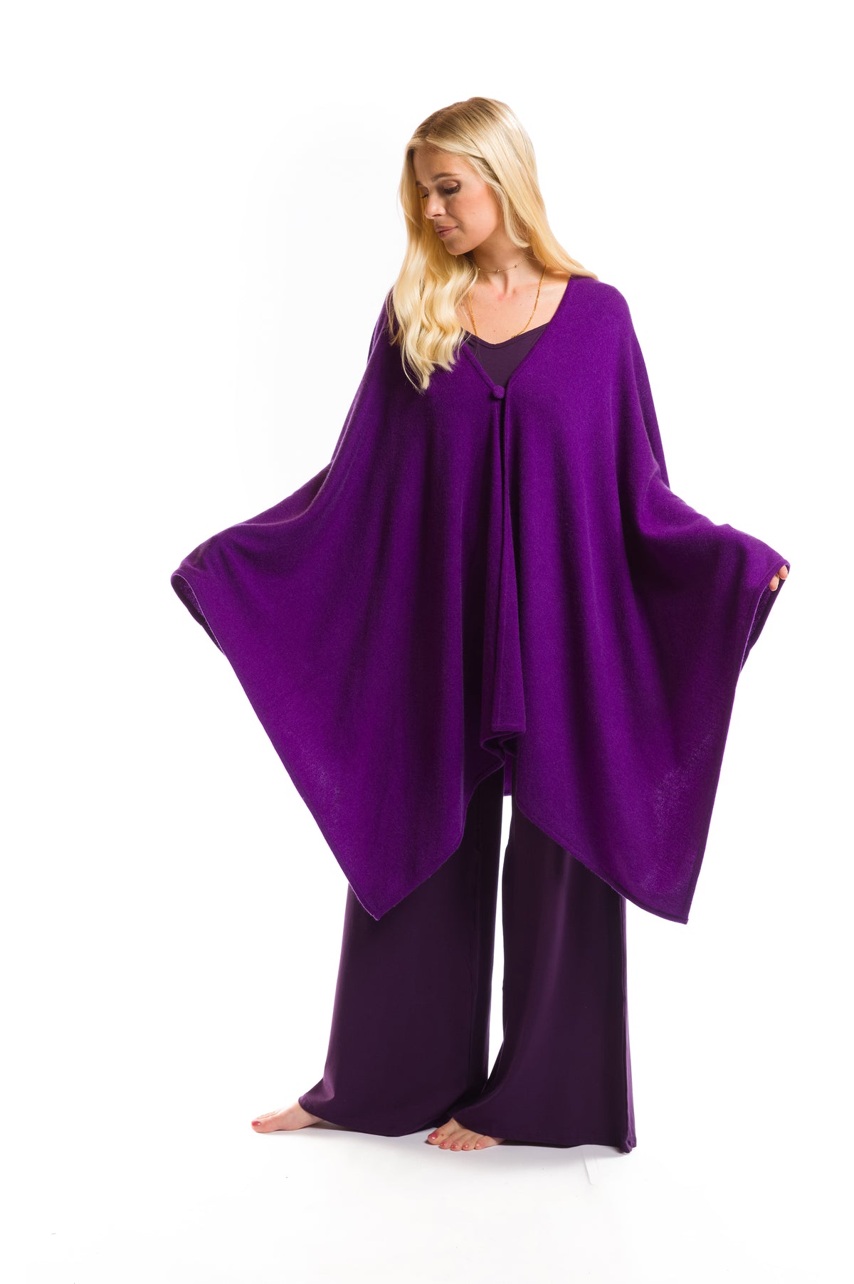 PALAZZO PANTS DEEP PURPLE