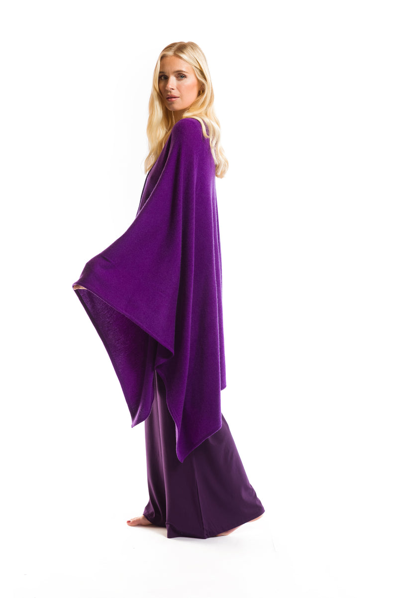 2 PLY AVALON CASHMERE CAPE PURPLE