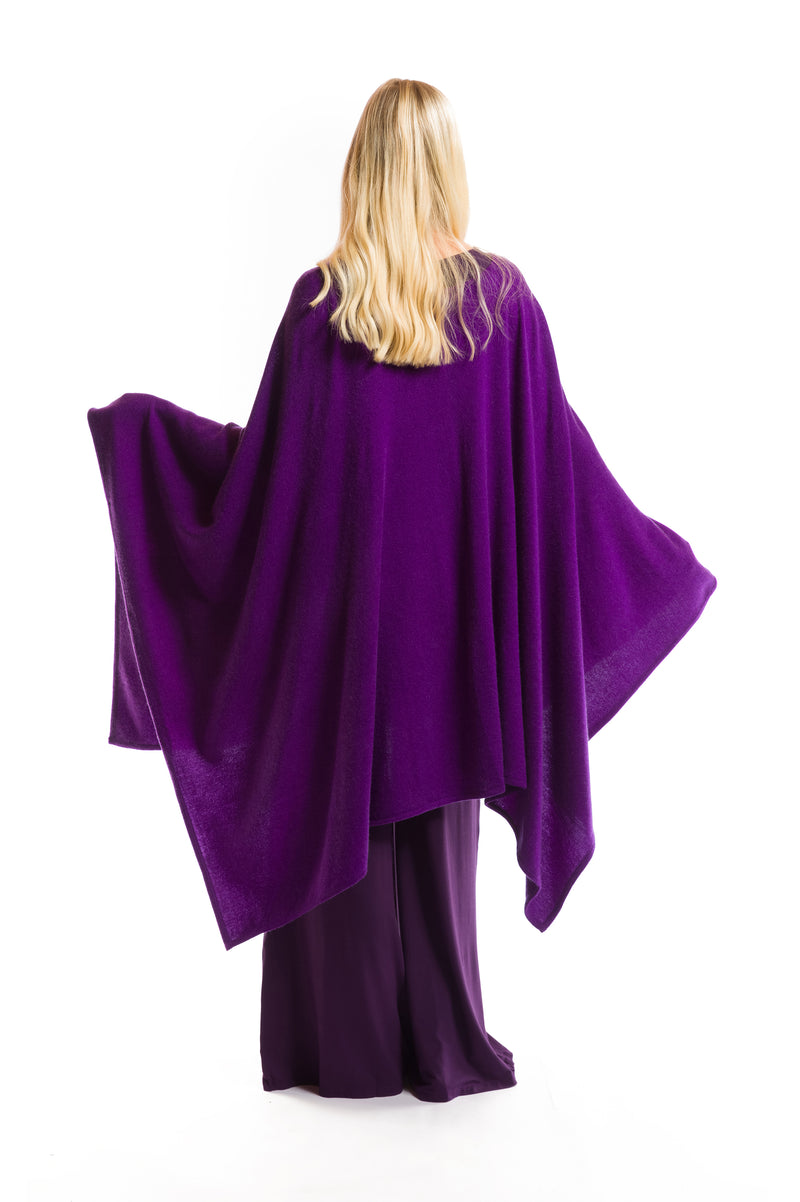 2 PLY AVALON CASHMERE CAPE PURPLE