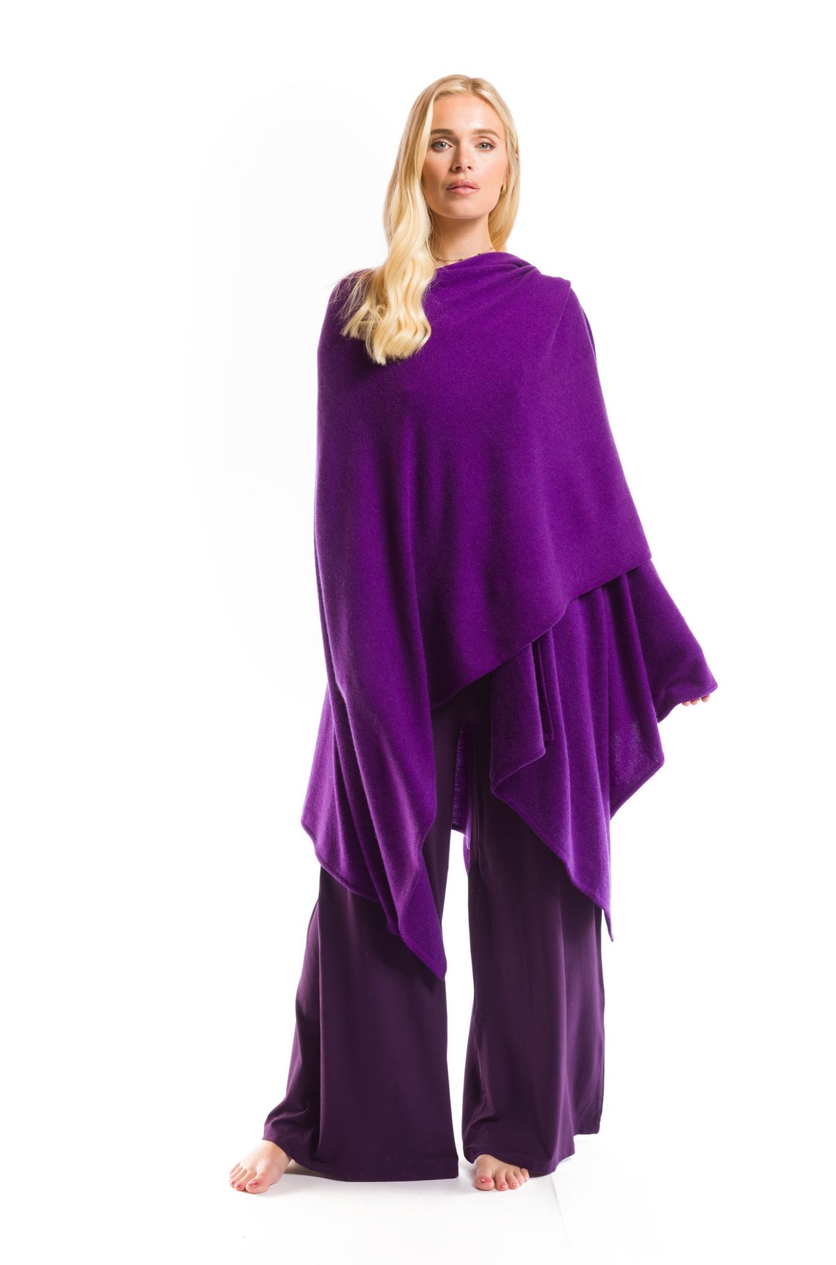 2 PLY AVALON CASHMERE CAPE PURPLE