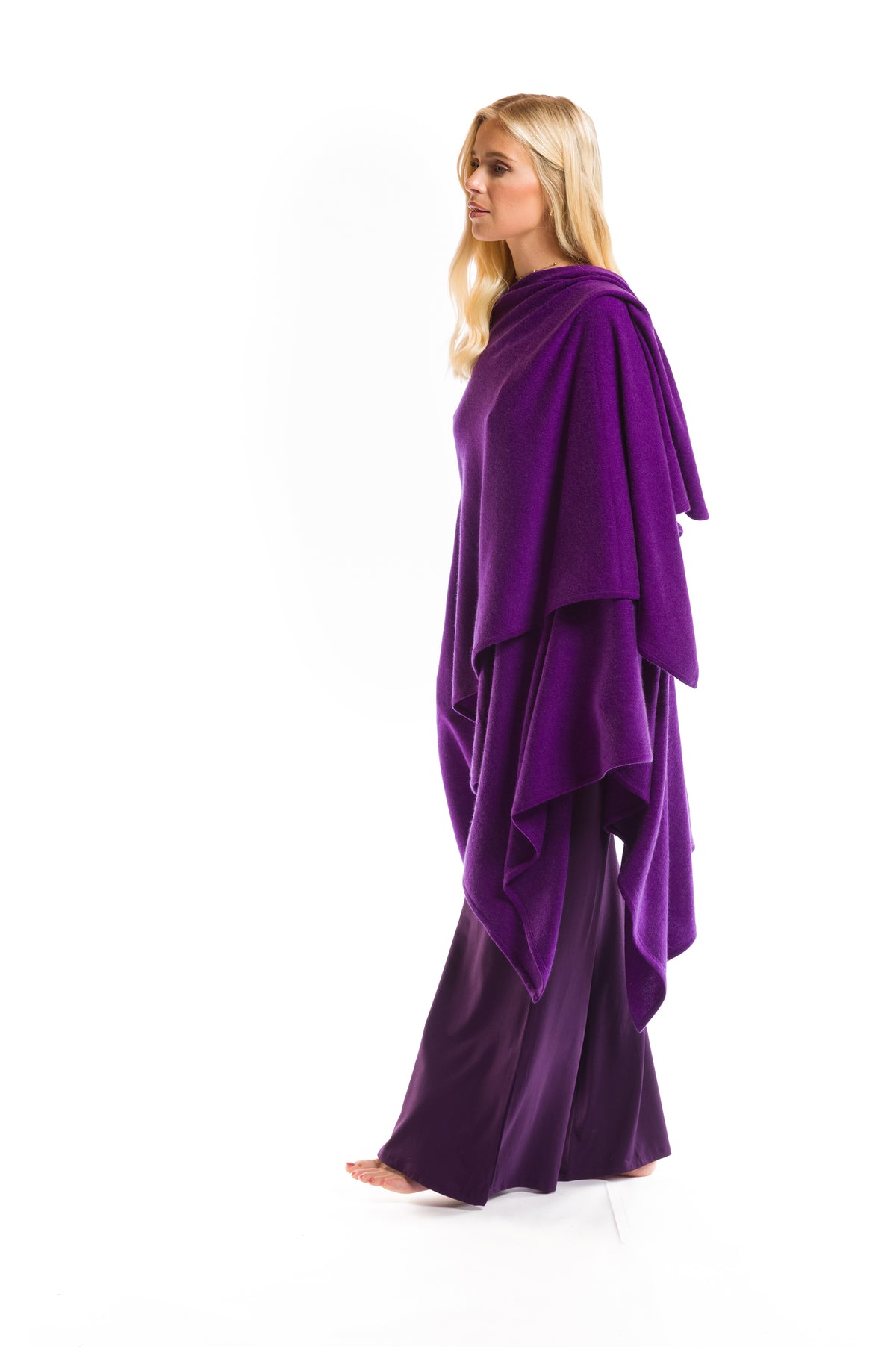 2 PLY AVALON CASHMERE CAPE PURPLE