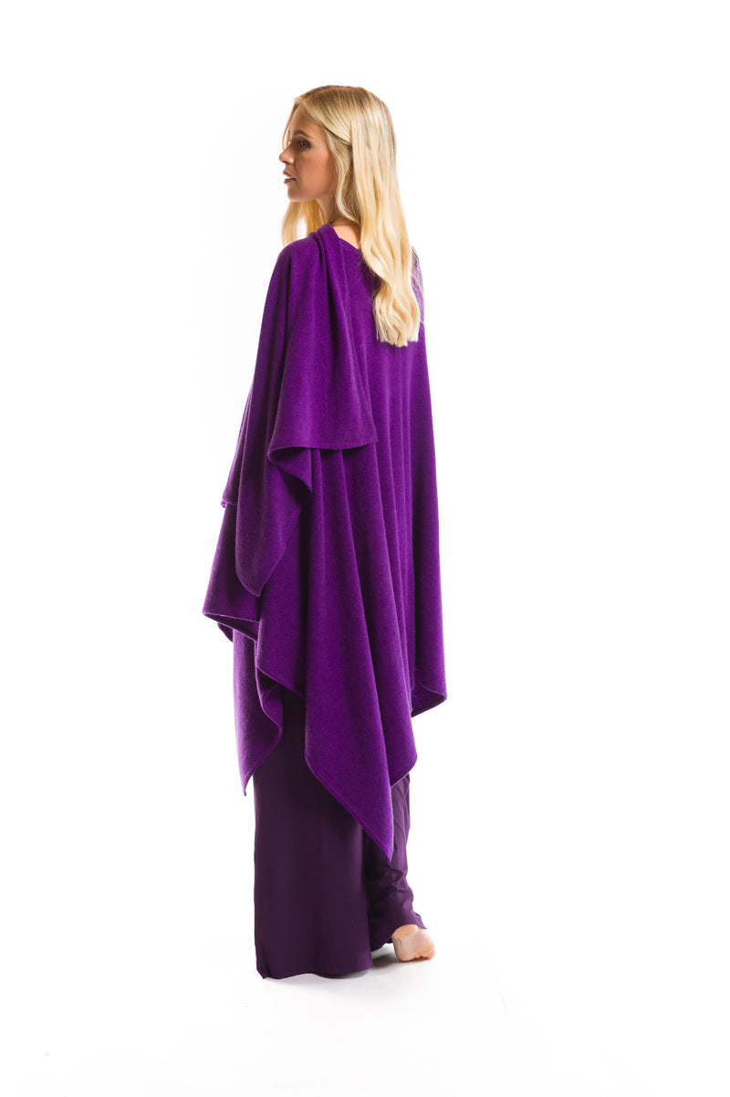 2 PLY AVALON CASHMERE CAPE PURPLE