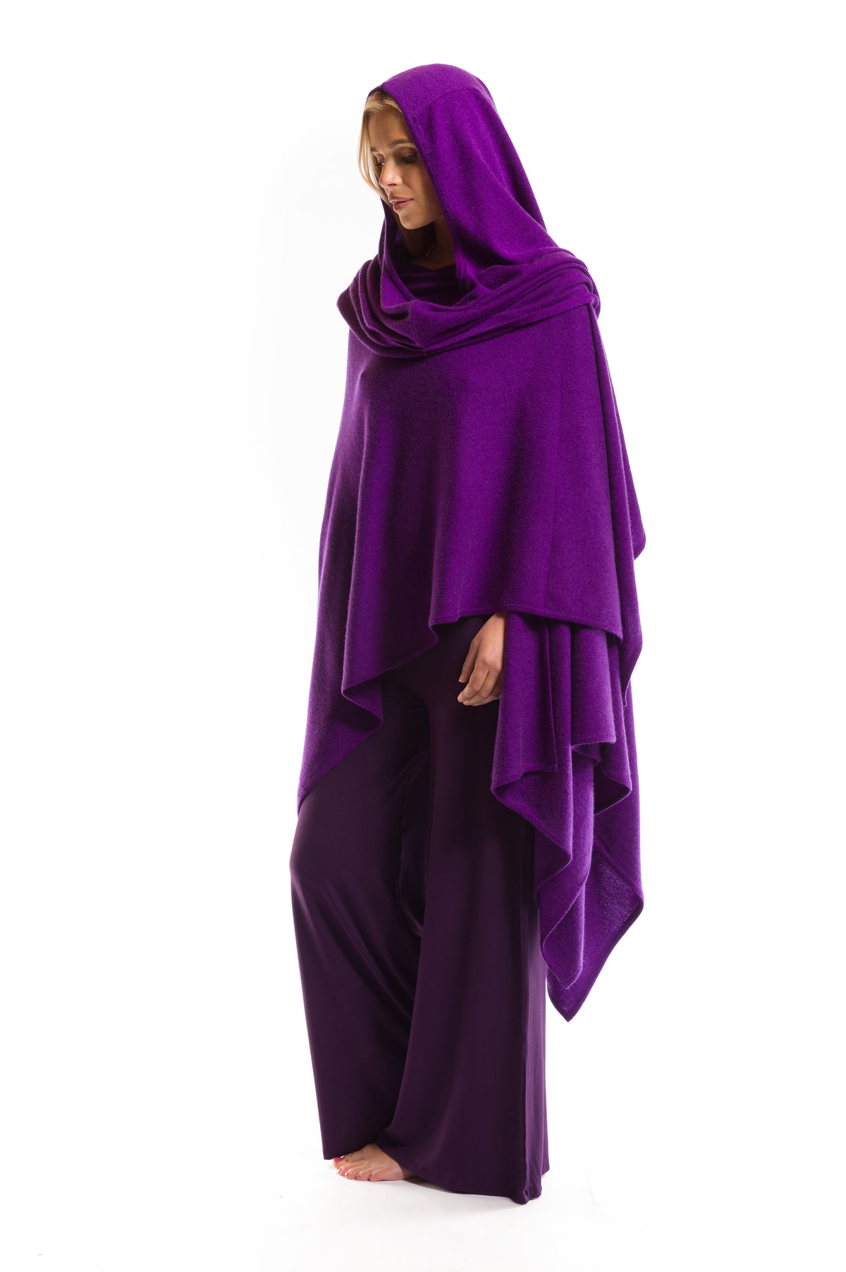 2 PLY AVALON CASHMERE CAPE PURPLE