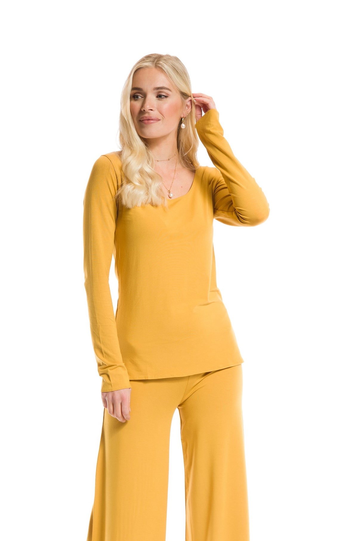 LONG SLEEVE TOP TIBETAN YELLOW