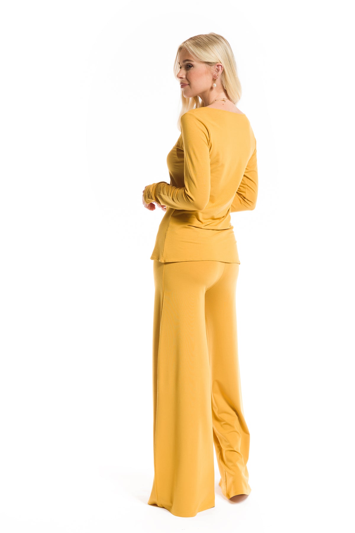 LONG SLEEVE TOP TIBETAN YELLOW