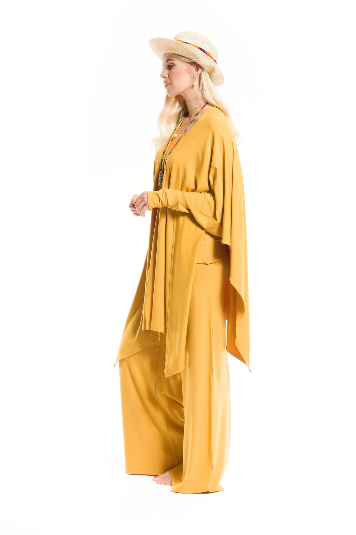 WRAP TOP TIBETAN YELLOW