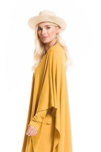 BAMBOO WRAP TOP TIBETAN YELLOW