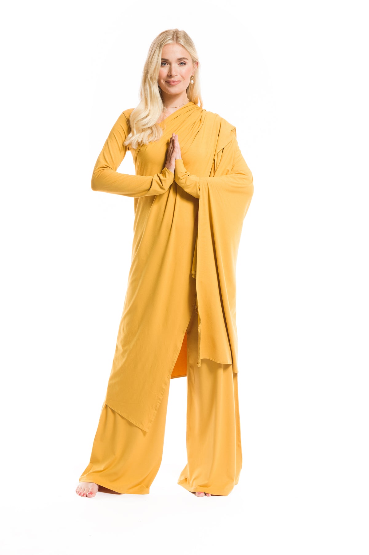 BAMBOO WRAP TOP TIBETAN YELLOW