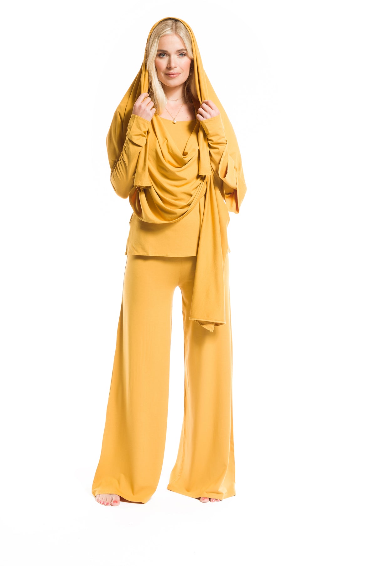 BAMBOO WRAP TOP TIBETAN YELLOW