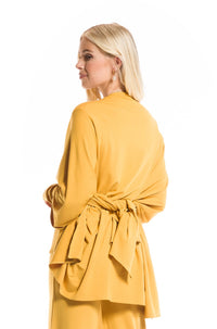 BAMBOO WRAP TOP TIBETAN YELLOW