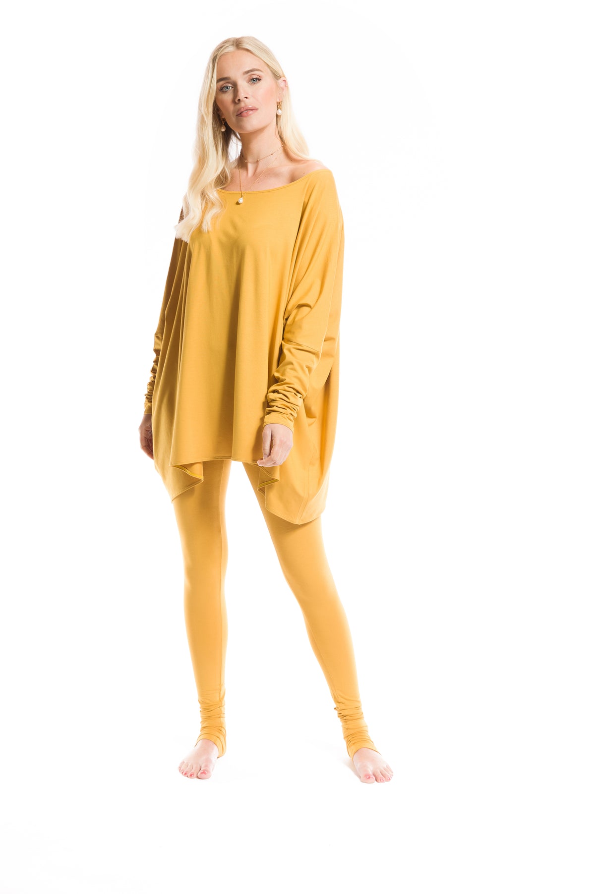 BAMBOO LONG LEGGINGS TIBETAN YELLOW