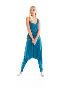 BAMBOO HAREM LOUNGE PANTS TEAL