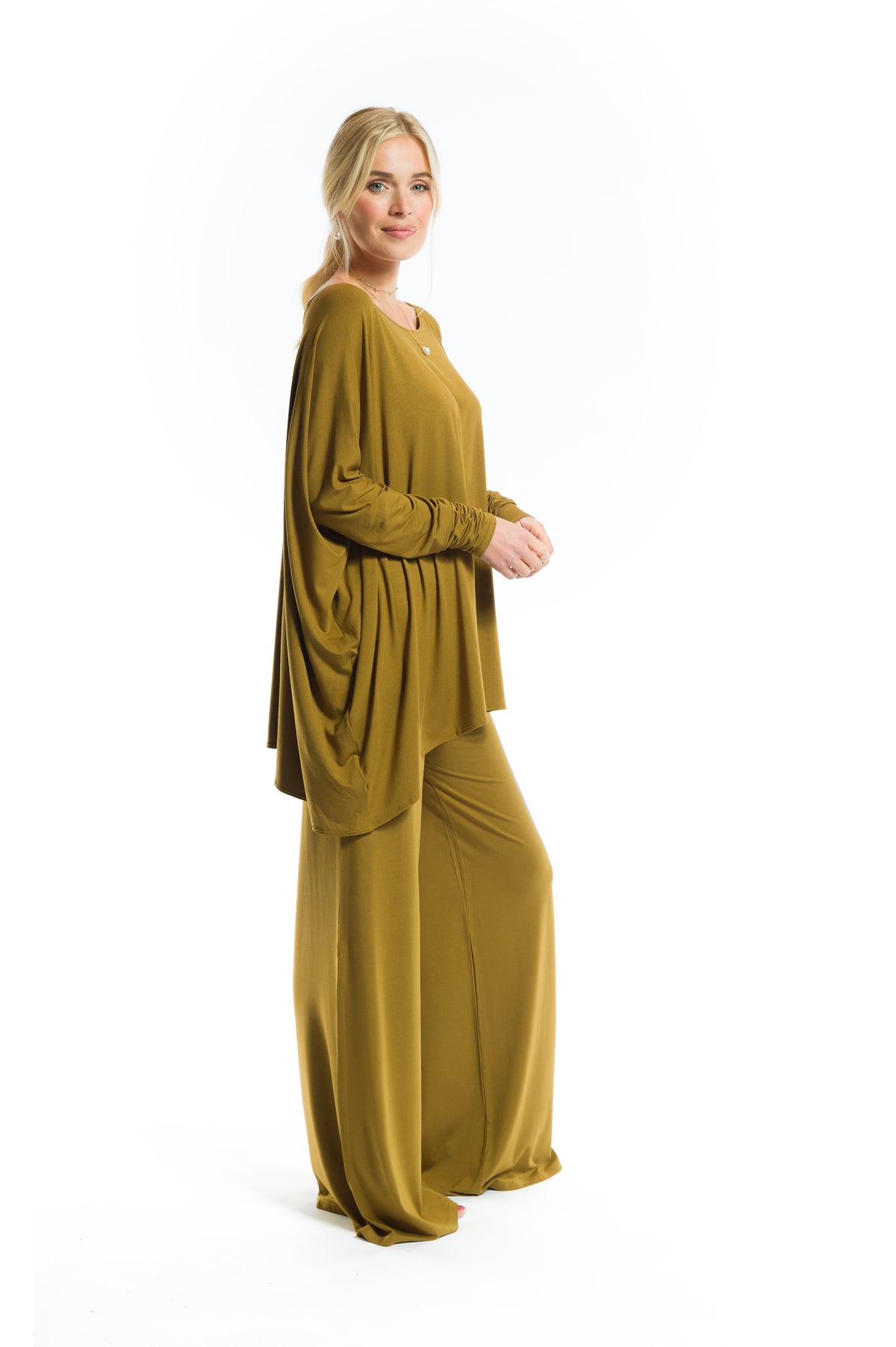 PALAZZO PANTS PISTACHIO