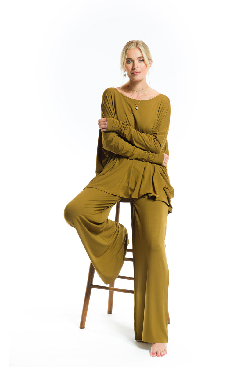 PALAZZO PANTS PISTACHIO