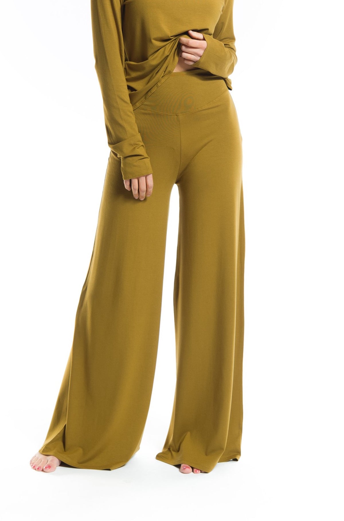 PALAZZO PANTS PISTACHIO