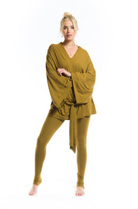 BAMBOO LONG LEGGINGS PISTACHIO