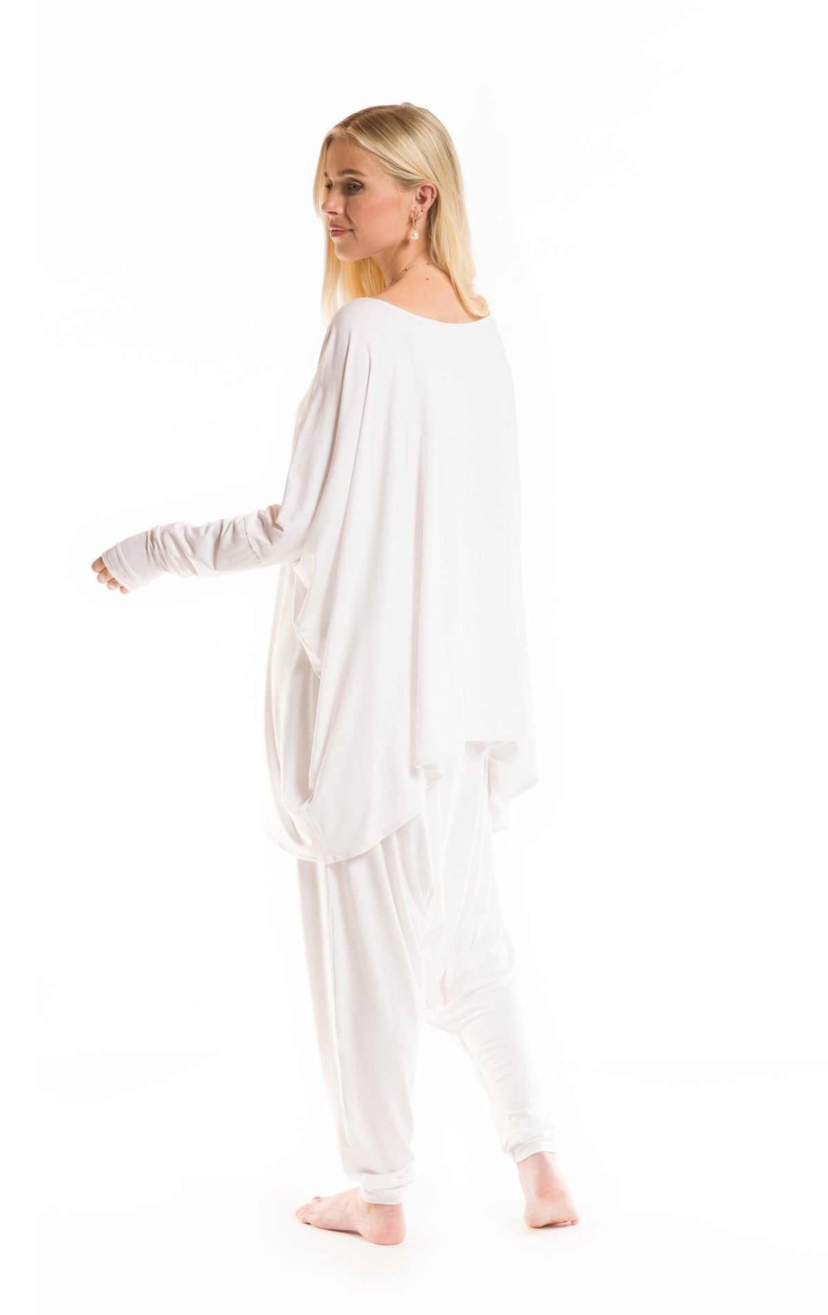 HAREM LOUNGE PANTS WHITE