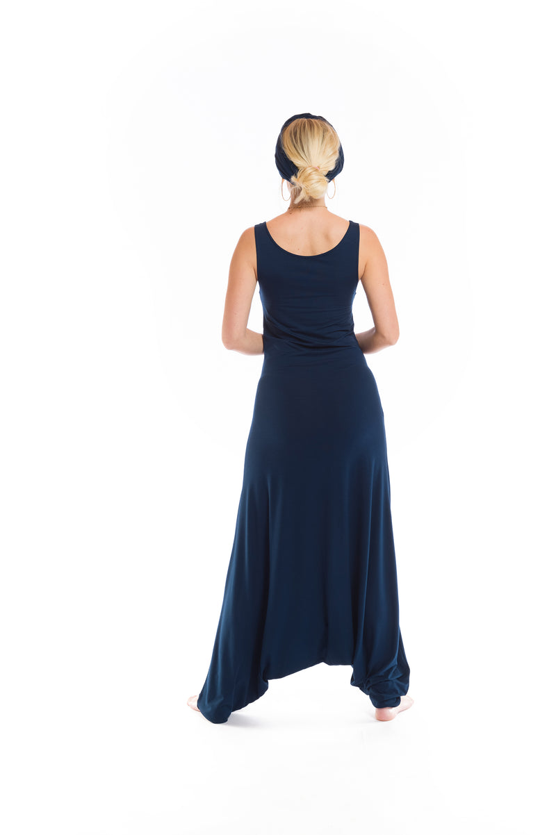 FITTED JUMPSUIT NAVY