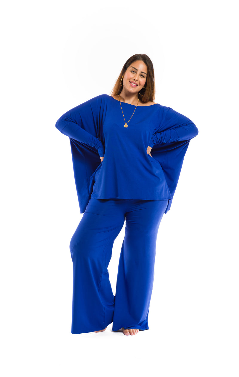 PALAZZO PANTS COBALT BLUE