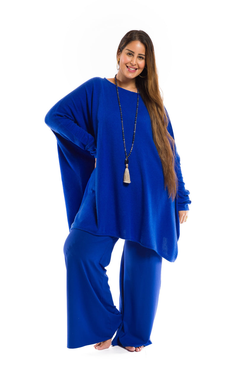 PALAZZO PANTS COBALT BLUE