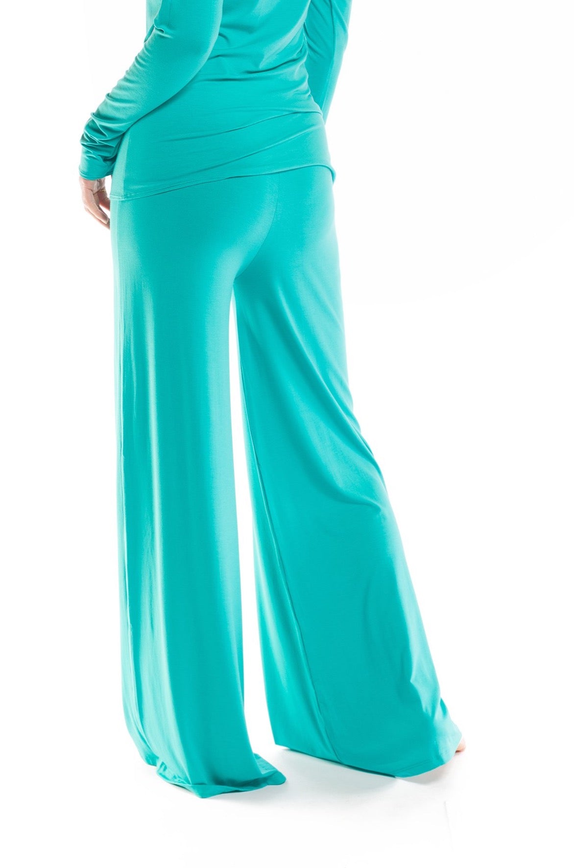 PALAZZO PANTS TURQUOISE