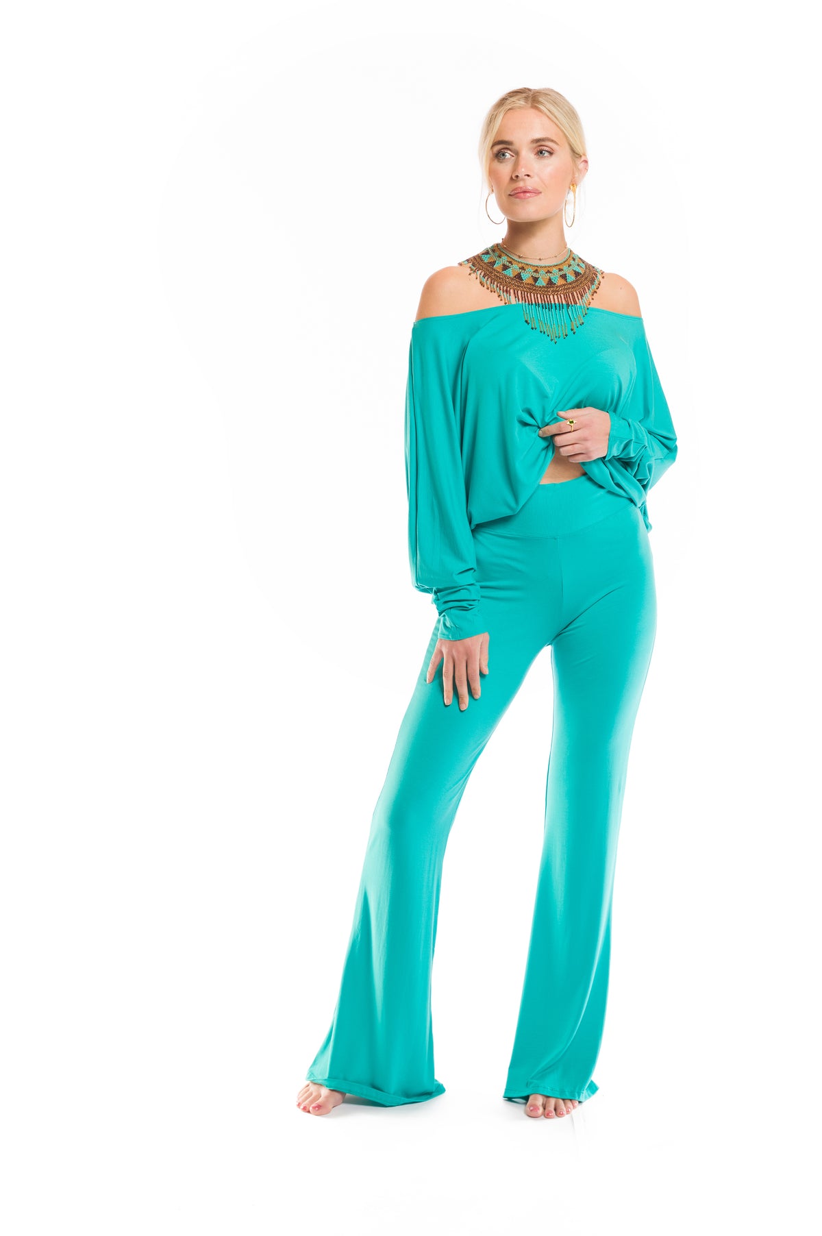 BAMBOO SOUL PANTS TURQUOISE