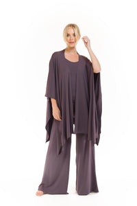 BAMBOO WRAP TOP CHARCOAL