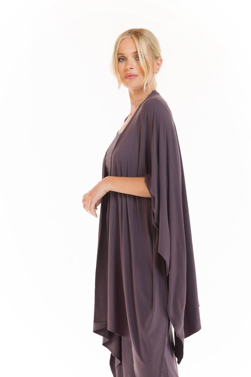 BAMBOO WRAP TOP CHARCOAL