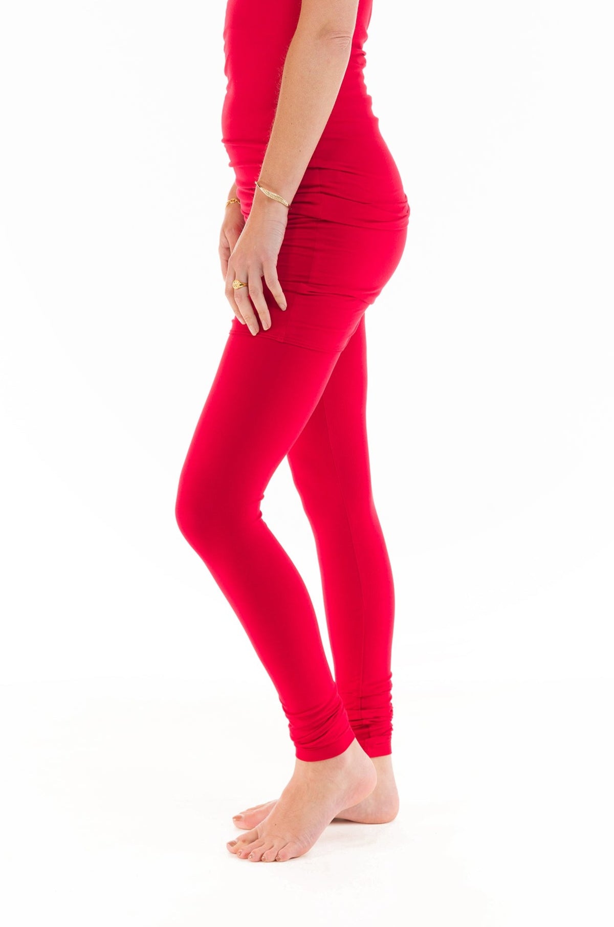 BAMBOO LONG LEGGINGS CLARET