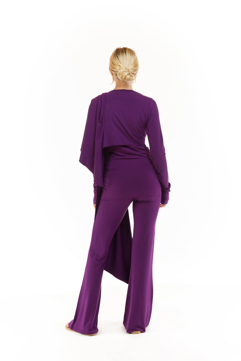 DRAPE SHRUG PURPLE