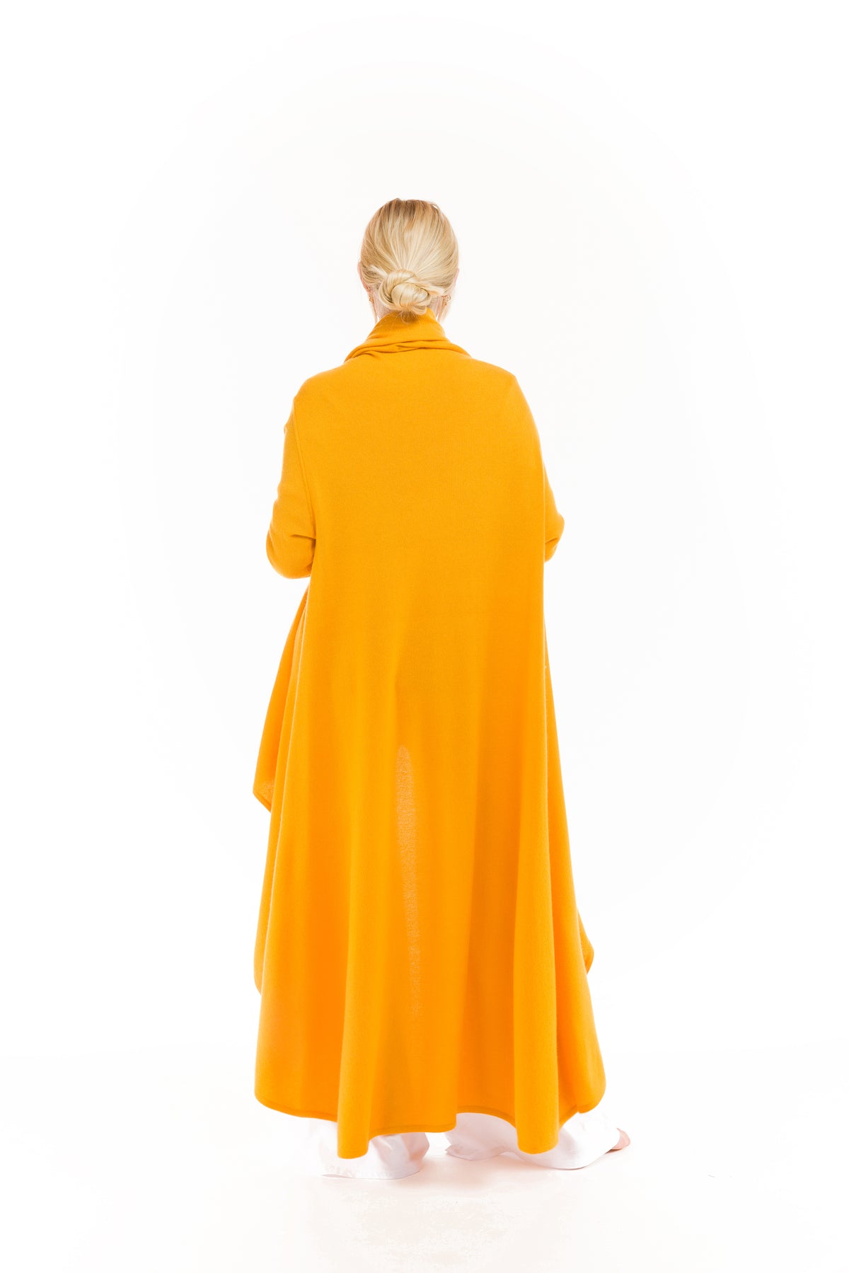 CASHMERE WATERFALL JACKET TIBETAN YELLOW