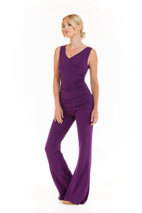 BAMBOO CROSSOVER TOP PURPLE