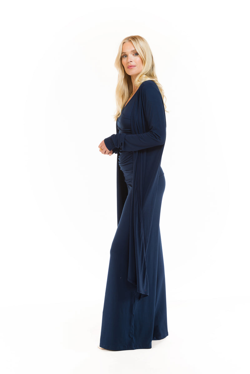 DRAPE SHRUG NAVY