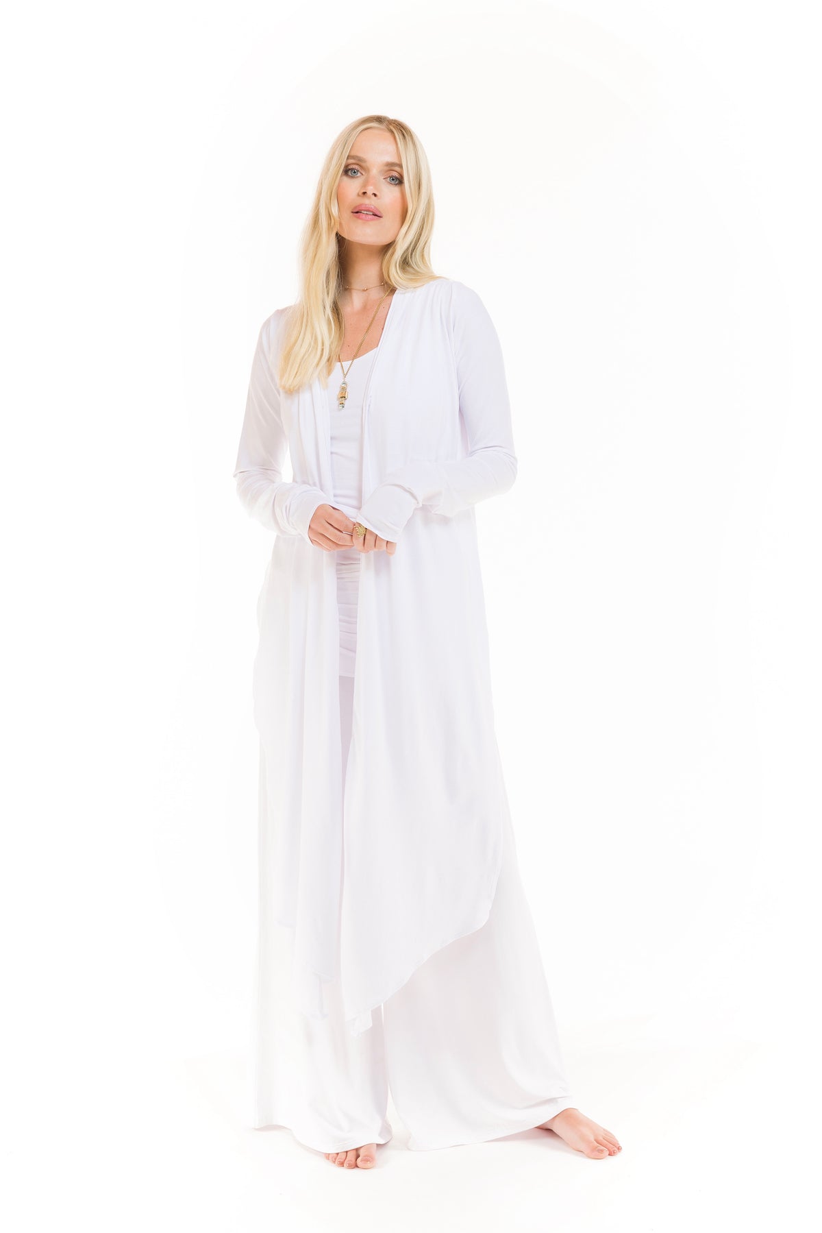 DRAPE SHRUG WHITE