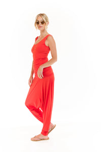 BAMBOO HAREM LOUNGE PANTS SPICY ORANGE