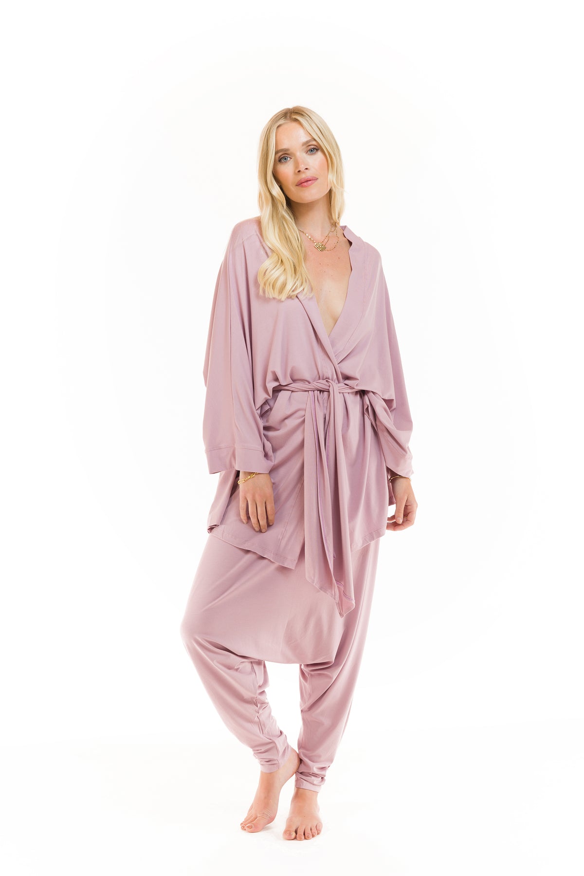 HAREM LOUNGE PANTS ROSEWOOD