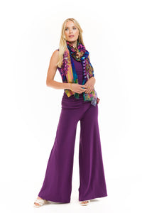 BAMBOO VEST TOP PURPLE