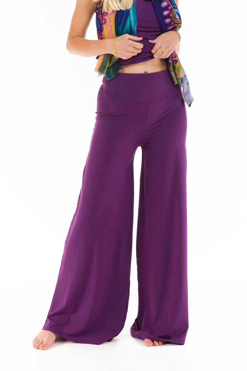 PALAZZO PANTS PURPLE