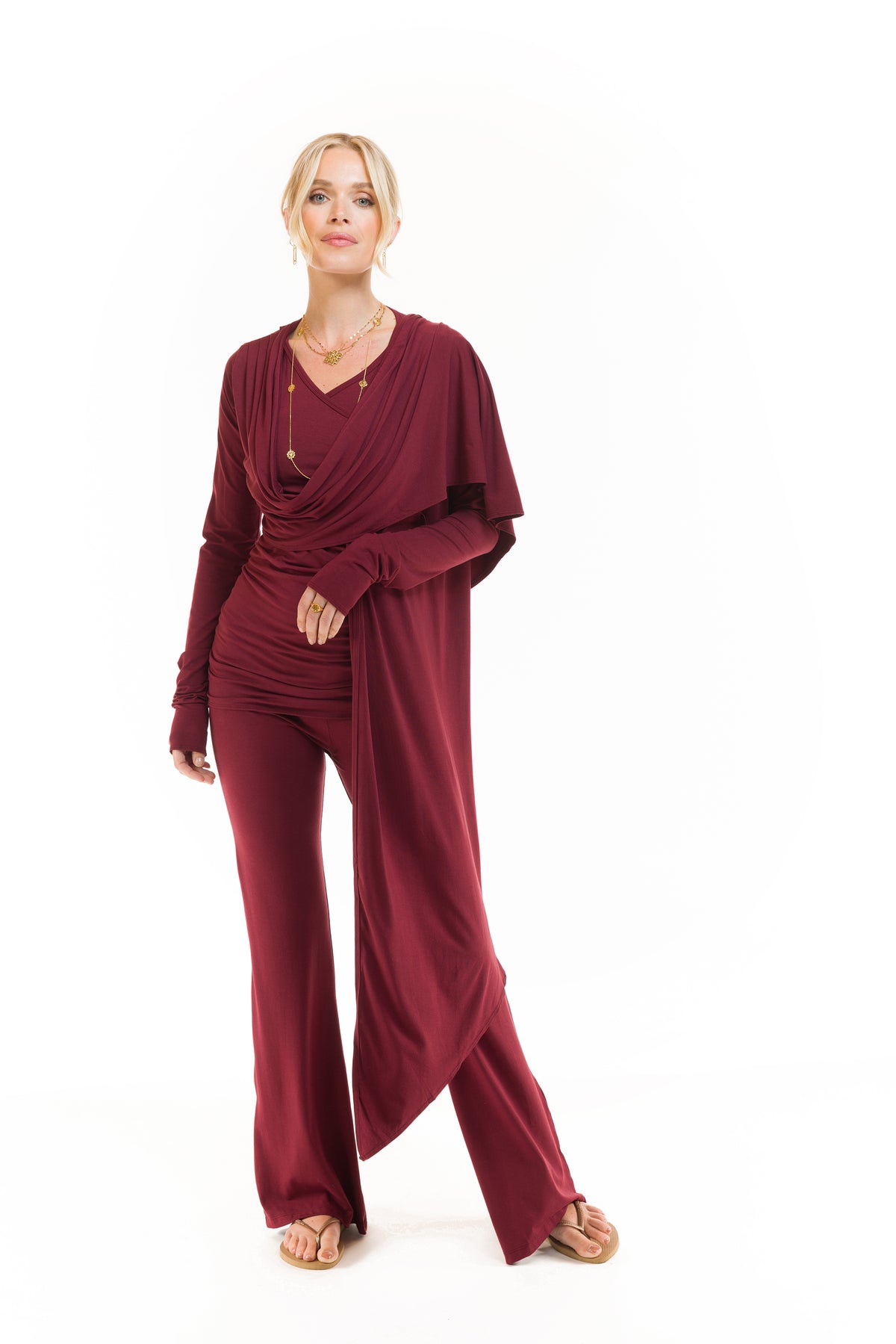 SOUL PANTS BURGUNDY