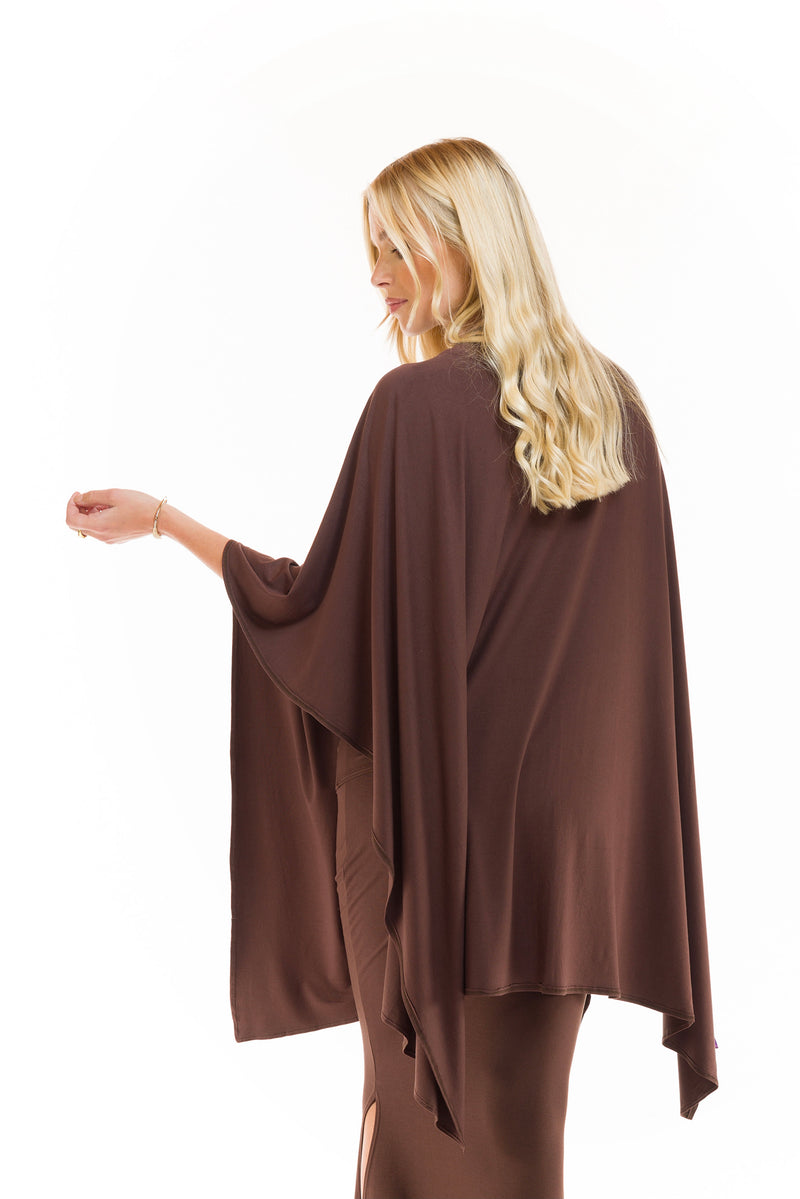 BAMBOO WRAP TOP BROWN