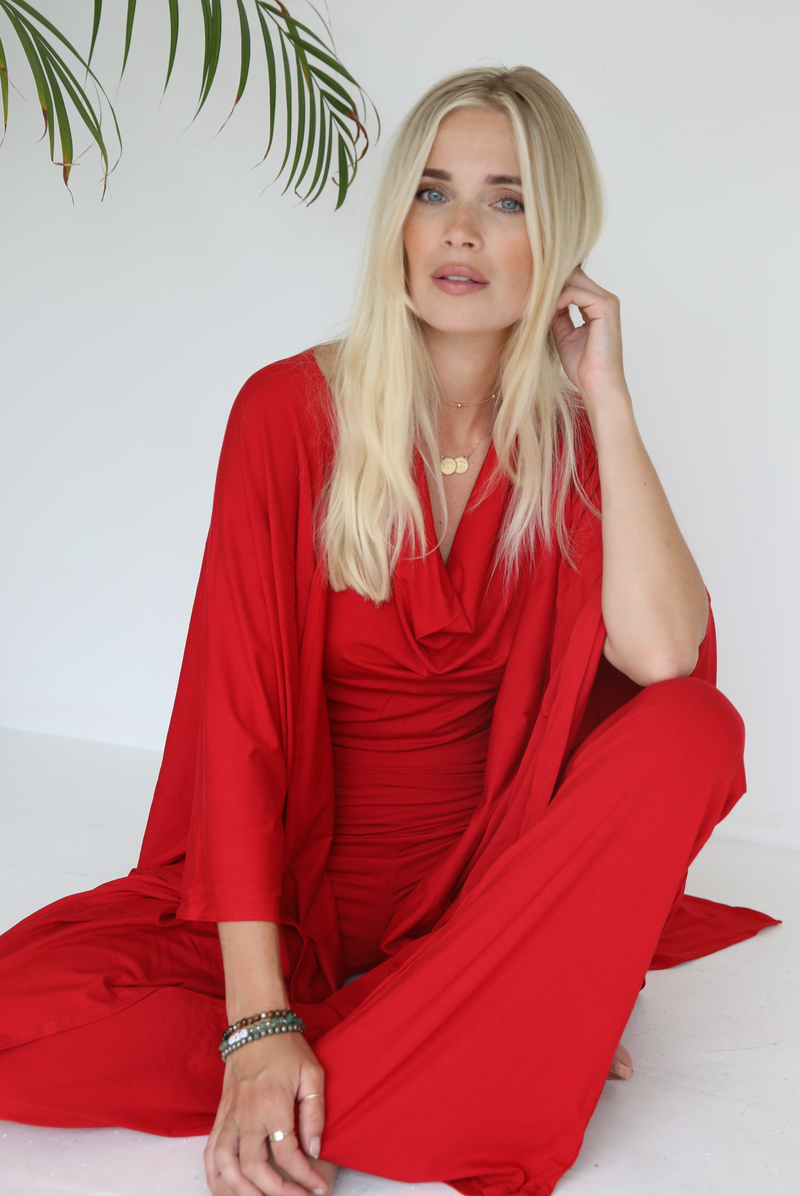 BAMBOO SOUL PANTS RED
