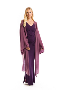 BAMBOO CROSSOVER TOP DEEP PURPLE