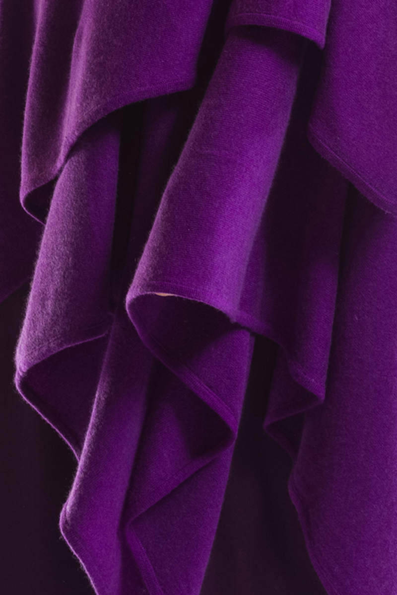 2 PLY AVALON CASHMERE CAPE PURPLE