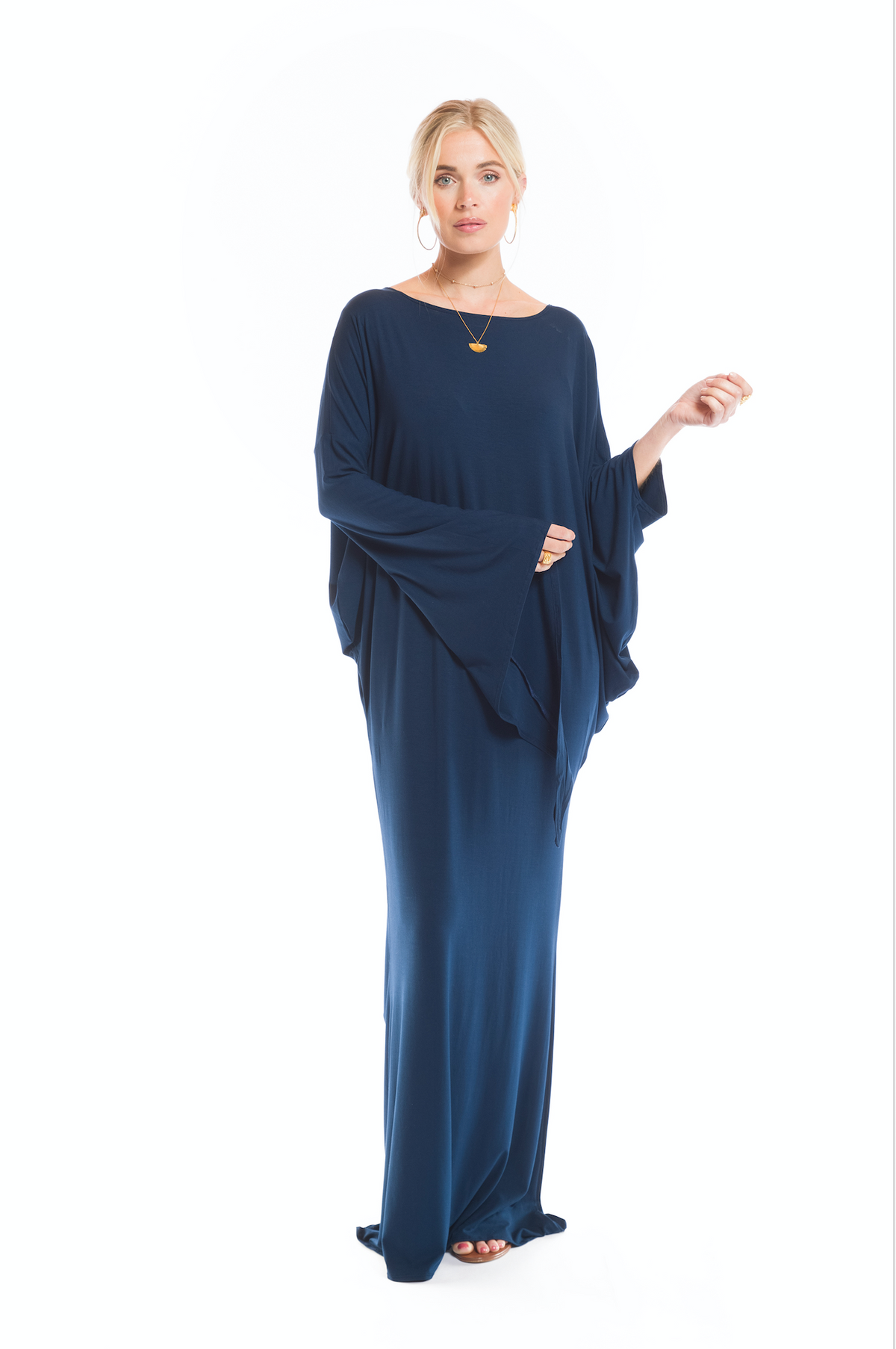 GRECIAN DRESS NAVY