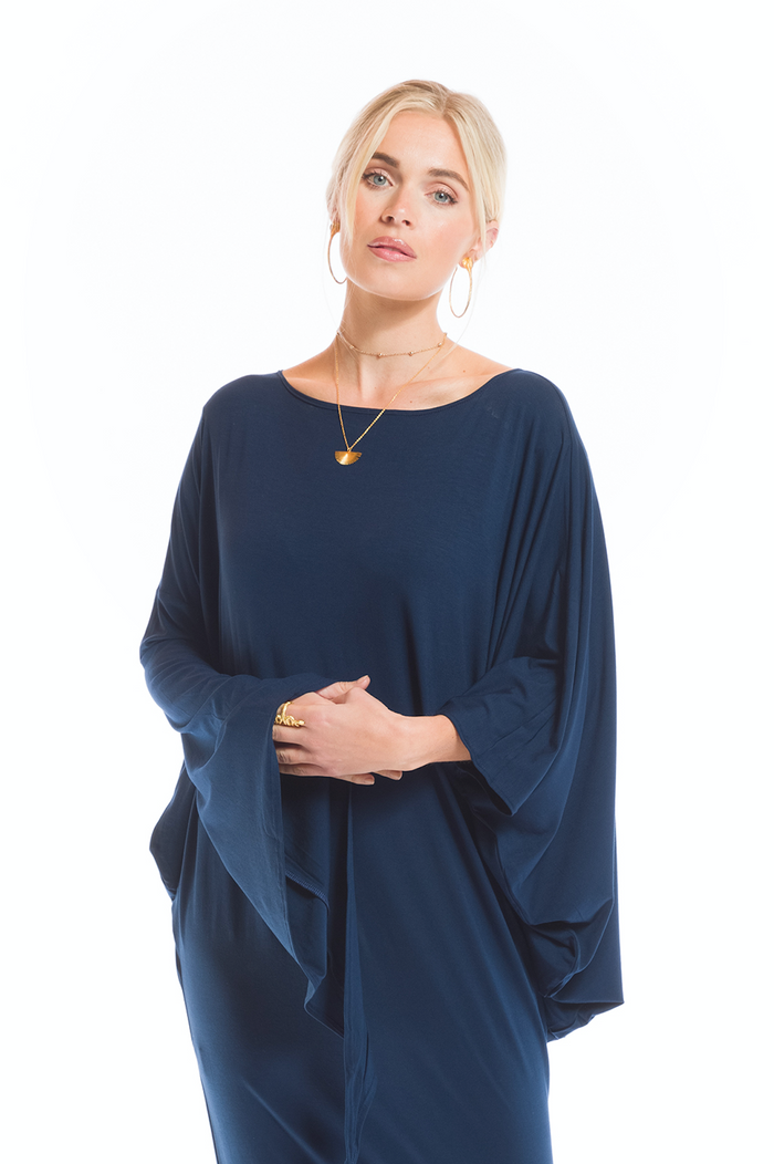 GRECIAN DRESS NAVY